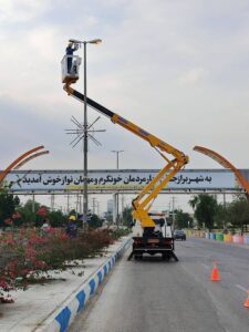 مانور .جهادی شرکت توزیع نیروی برق استان بوشهر برگزار شد