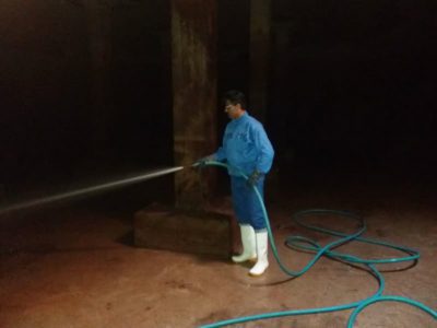 شستشوی مخازن مهم آب شرب شهرستان سنقر
