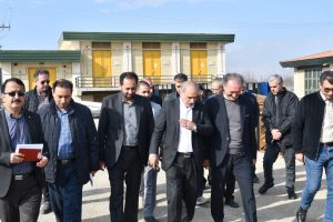 بازدید فرماندار شهرستان ارومیه از تصفیه خانه فاضلاب