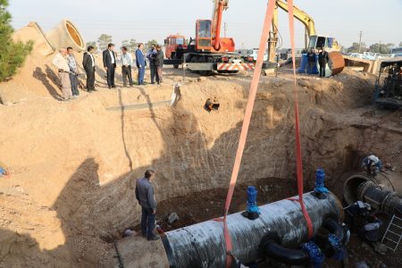 احداث شیرخانه بر روی خط انتقال آب به شاهین شهردر کمتر از 24 ساعت اجرایی شد