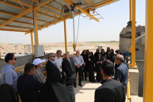 برگزاری تور خبرنگاری اصحاب رسانه اصفهان از احداث مدول دوم تصفیه خانه فاضلاب فولادشهر