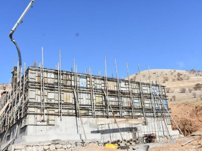 ساخت ۵ باب مخزن ذخیره آب شرب در شهرستان ثلاث باباجانی