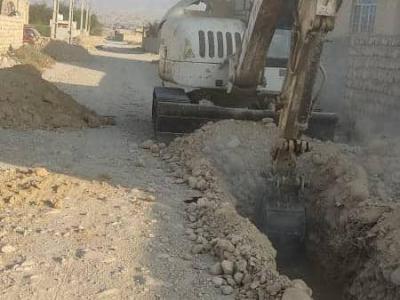 بازسازی شبکه توزیع آب در روستای زاهد محمود شهرستان لارستان