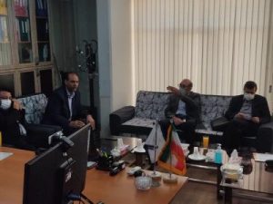 معاون برنامه ریزی و امور اقتصادی شرکت مهندسی آبفا کشور مسائل مختلف شرکت آبفا فارس را بررسی کرد