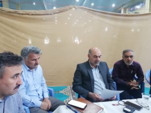 برپایی میز خدمت شرکت آب و فاضلاب آذربایجان غربی در نماز جمعه ارومیه