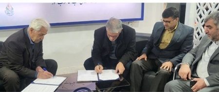 تفاهم نامه شرکت آبفای استان سمنان با شرکت سیماب سمنان در نمایشگاه صنعت آب