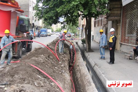 طرح برق رسانی در تبریز و اجرای ۵۵۹ مورد