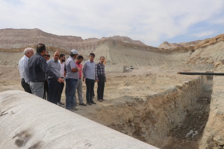 یکی از بزرگترین پروژه های آبرسانی هرمزگان در غرب استان در حال اجراست