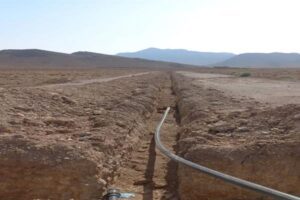 اصلاح و توسعه شبکه توزیع آب روستاهای مروست