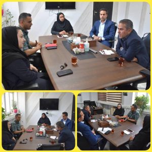 برگزاری جلسه با بیمه ملت جهت بررسی میزان توانمندی در ارائه خدمات