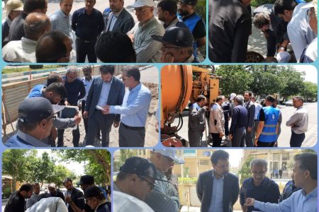 مشکلات شبکه فاضلاب در بازدید مدیر عامل آبفای استان اصفهان بررسی شد