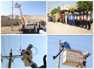 اصلاح خطوط فرسوده در شهرستان گراش