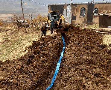 برخورداری دو روستای زیر ۲۰خانوار پیرانشهر از آب شرب سالم و بهداشتی