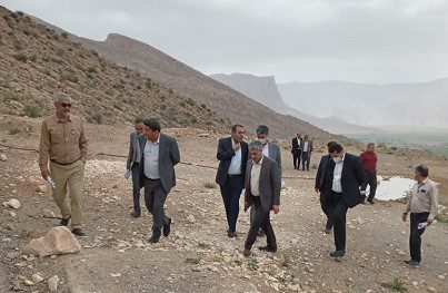 بازدید مدیرعامل شرکت اب منطقه ای از خط دوم انتقال آب شرب کلانشهر شیراز