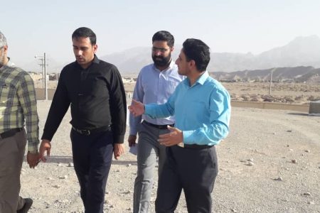 بازدید فرماندار از تاسیسات آبرسانی شهرستان مهریز