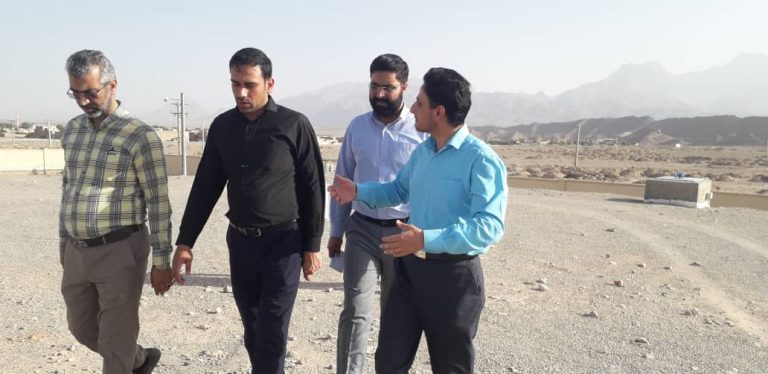 بازدید فرماندار از تاسیسات آبرسانی شهرستان مهریز