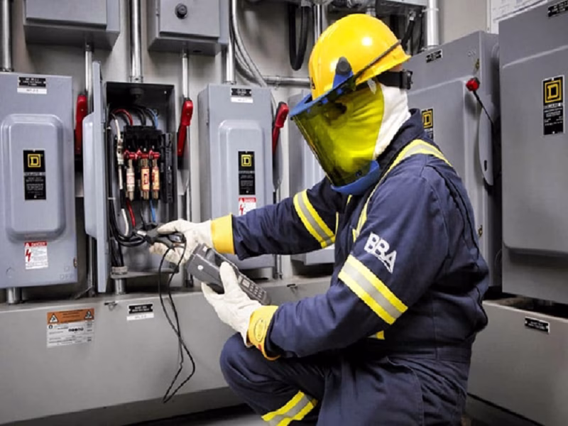 لباس-کار-برق-مناسب-پروژههای-صنعتی