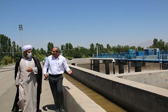 بازدید دادستان از تصفیه خانه فاضلاب شهر خوی