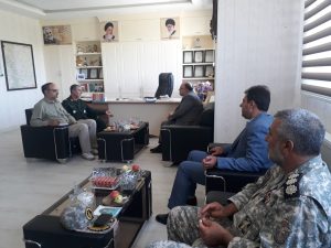 مدیر عامل شرکت آب منطقه‌ای کردستان با فرمانده سپاه بیت‌المقدس استان دیدار کرد