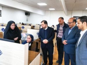 ازدید مشاورمدیرعامل شرکت مهندسی از مرکز crm آبفا خراسان رضوی