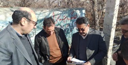 بازدید مدیرعامل آبفا خراسان رضوی از مخزن ذخیره آب قدیمی شهر گلمکان