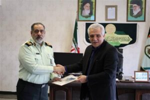 دیدار مدیرعامل شركت با فرماندهی انتظامی استان و شهرستان