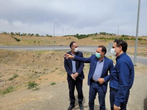 بازدید مدیر عامل شرکت توزیع برق چهارمحال وبختیاری از طرح پیشنهادی خط دومداره سه راهی شوراب صغیر در سامان