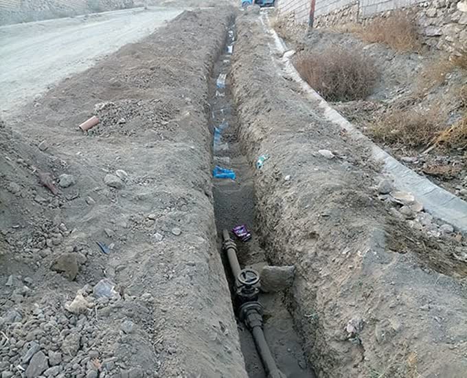 کاهش هدر رفت آب توسط آب و فاضلاب خوی