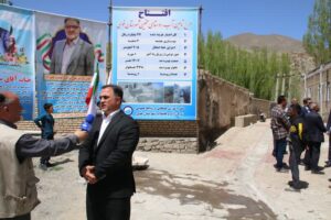 افتتاح طرح تامین آب شرب روستای مخین