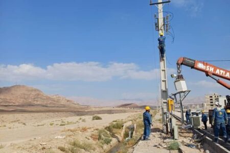 تامین برق متقاضیان نهضت ملی مسکن شهرستان سمنان