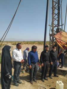 عملیات حفر و تجهیز چاه آب شرب مجتمع حیدر آباد چاه نارنج به پایان رسید