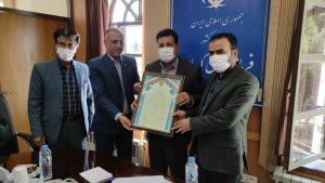 رونمایی و امضای میثاق نامه مدیریت مصرف انرژی برق باحضور فرماندار کرمان