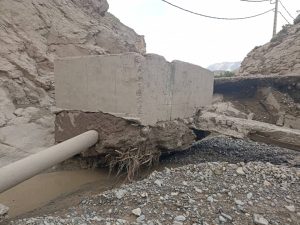 سیلاب شدید باعث قطع آب  7 روستای شهرستان  کلات در خراسان رضوی شد