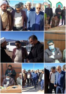 حضور استاندار کرمان و مدیر عامل شرکت توزیع نیروی برق جنوب استان کرمان در شهرستان بردسیر