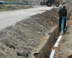 آغاز عملیات اصلاح و توسعه شبکه توزیع آب روستای "شیو" در پارسیان