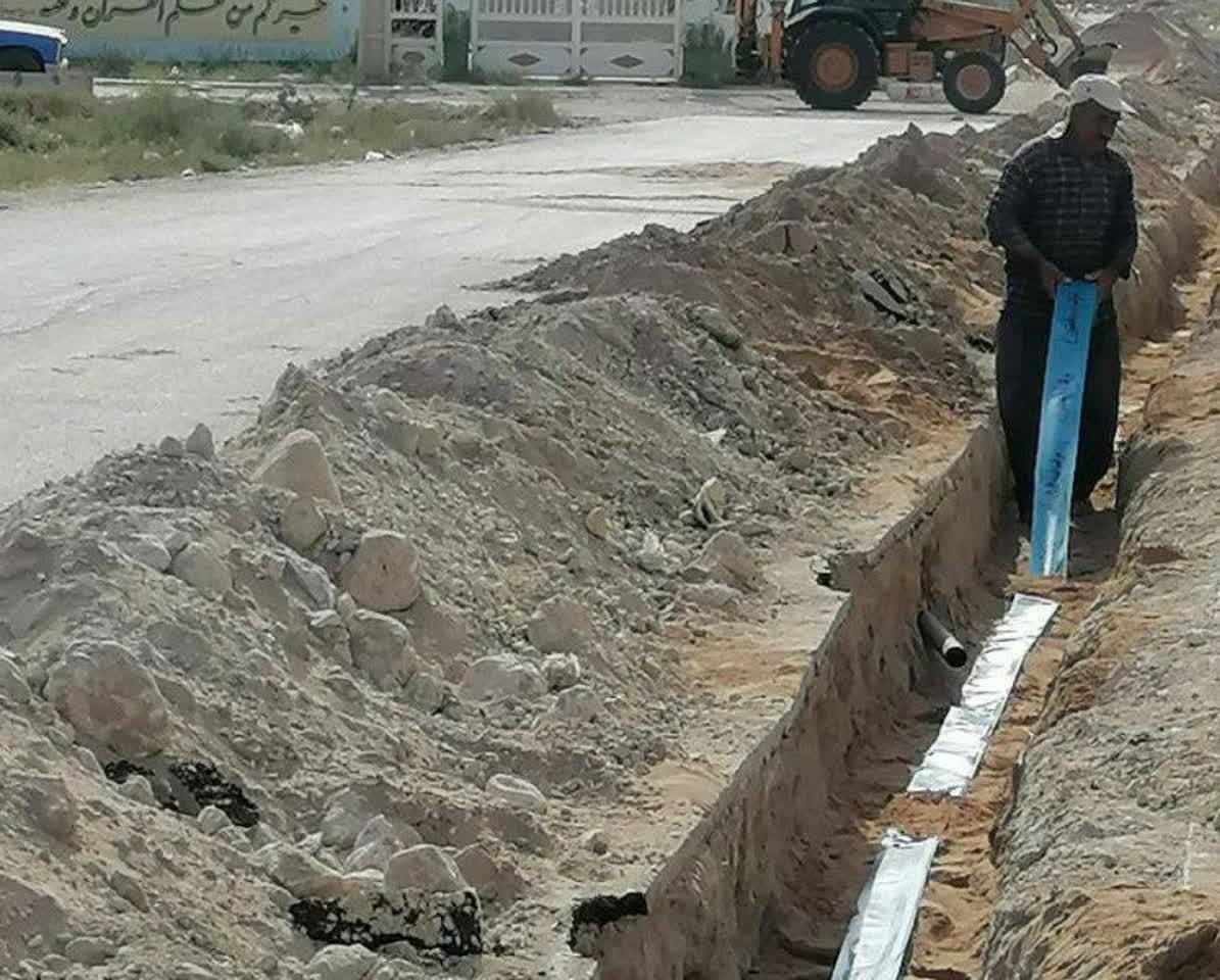 آغاز عملیات اصلاح و توسعه شبکه توزیع آب روستای "شیو" در پارسیان