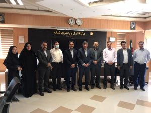 بازدید معاون راهبری شبكه برق ایران ازمركز دیسپاچینگ منطقه ای زنجان