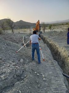 اتمام عملیات شبکه توزیع آب روستاهای درپهن و رُپِگاه میناب پایان یافت
