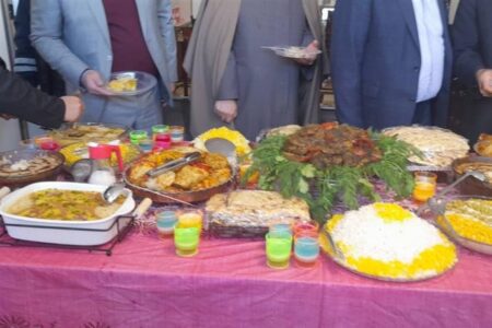 برگزاری جشنواره غذا در مدیریت توزیع برق شهرستان طالقان