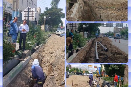 اجرای عملیات اصلاح شبکه شهری فیروزکوه به منظور اصلاح شبکه فرسوده و تنظیم فشار