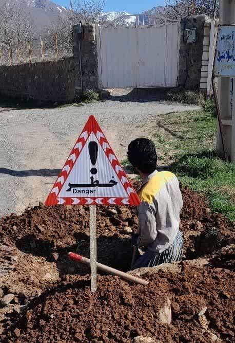 نوسازی شبکه آبرسانی روستای نویز طالقان عملیاتی شد
