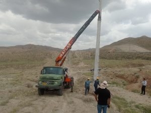 پیشرفت چشمگیر برق رسانی به پروژه آب هفتیان تفرش ظرف بیست روز