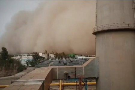 بازگشت سریع واحدهای بخار نیروگاه ایرانشهر پس از طوفان شن