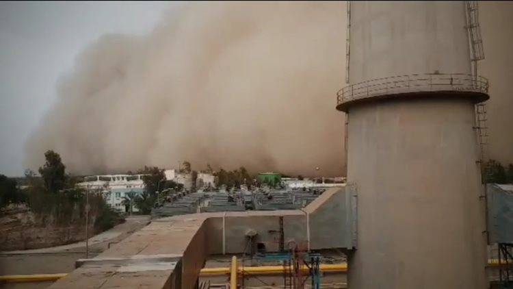 بازگشت سریع واحدهای بخار نیروگاه ایرانشهر پس از طوفان شن