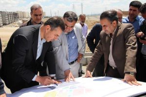 بازدید نماینده وزیر نیرو از مساکن ملی استان زنجان