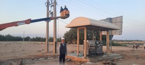 اصلاح شبكه برق مهران با همكاري پرسنل برق البرز