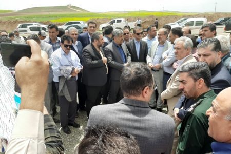 پروژه های آبی کردستان مورد بازدید قرار گرفت