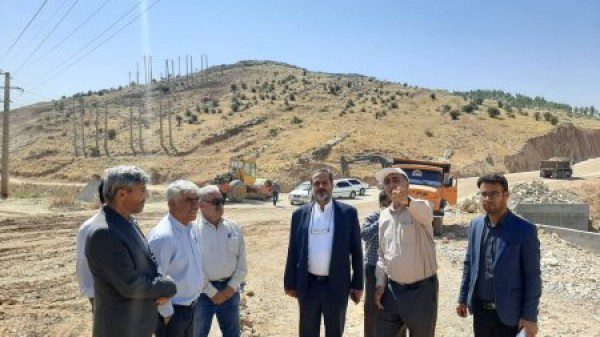 بازدید فرماندار شهرستان کهگیلویه از ساختگاه سد سرپری