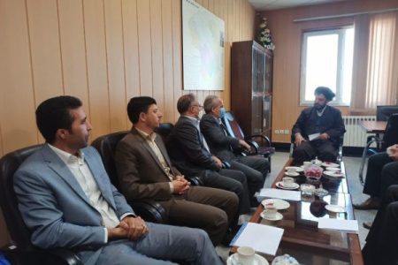 دیدار مدیرعامل شرکت آب منطقه ای زنجان با رئیس دادگستری شهرستان طارم