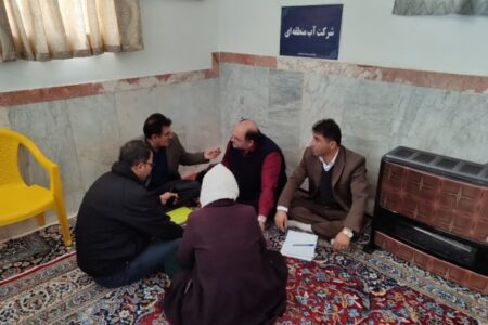 مدیر عامل آب منطقه‌ای کردستان با مردم شیروانه و موچش کامیاران دیدار کرد